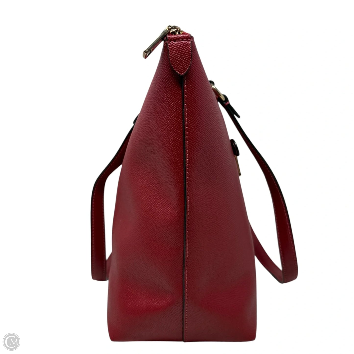 Crossgrain Leather Gallery Tote Designer By Coach, Size: Medium
