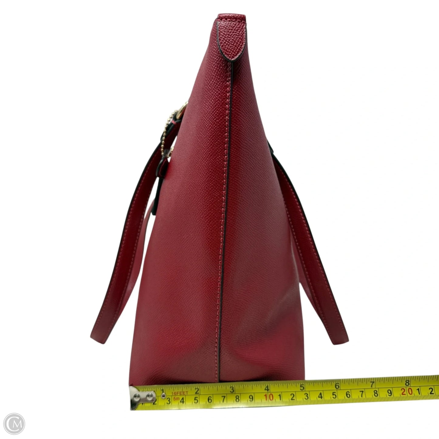 Crossgrain Leather Gallery Tote Designer By Coach, Size: Medium