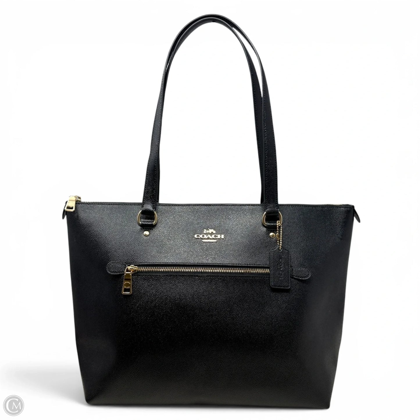 Crossgrain Leather Gallery Tote Designer By Coach, Size: Medium