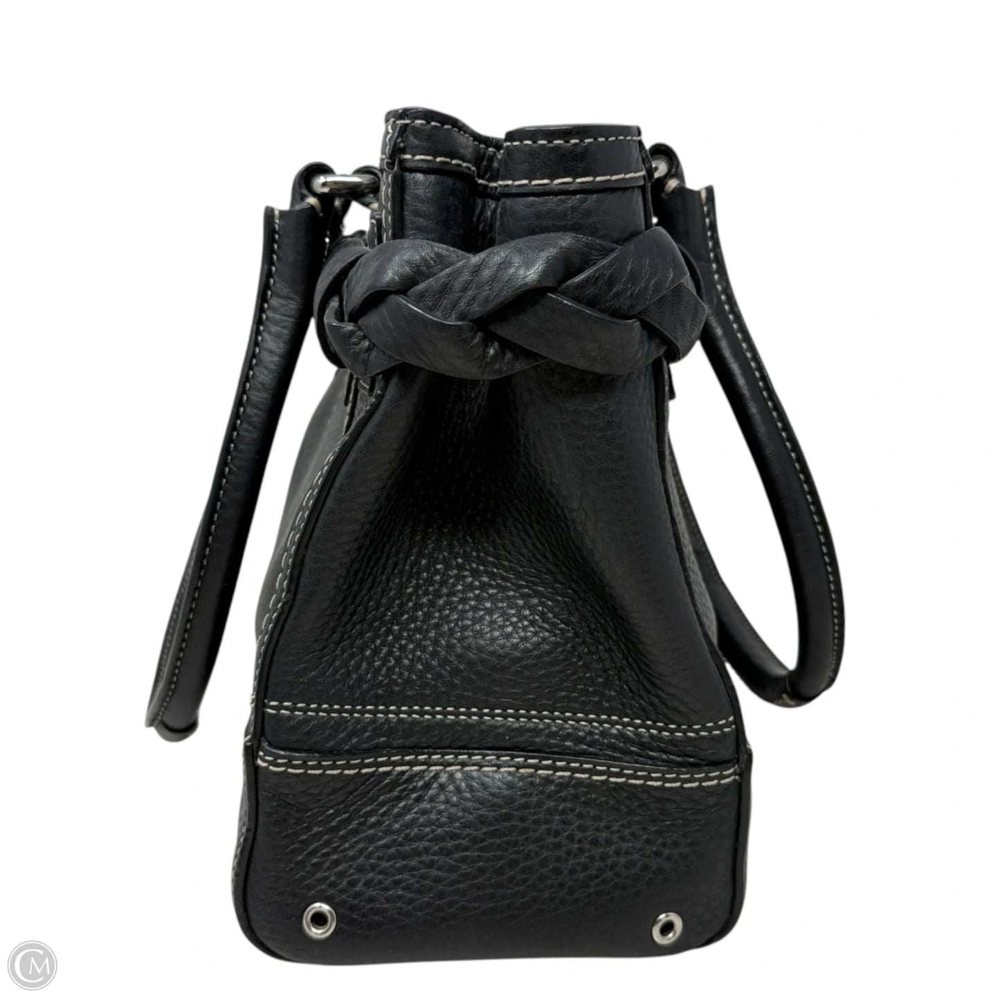 Hamptons Pebbled Leather Carryall Designer By Coach, Size: Medium