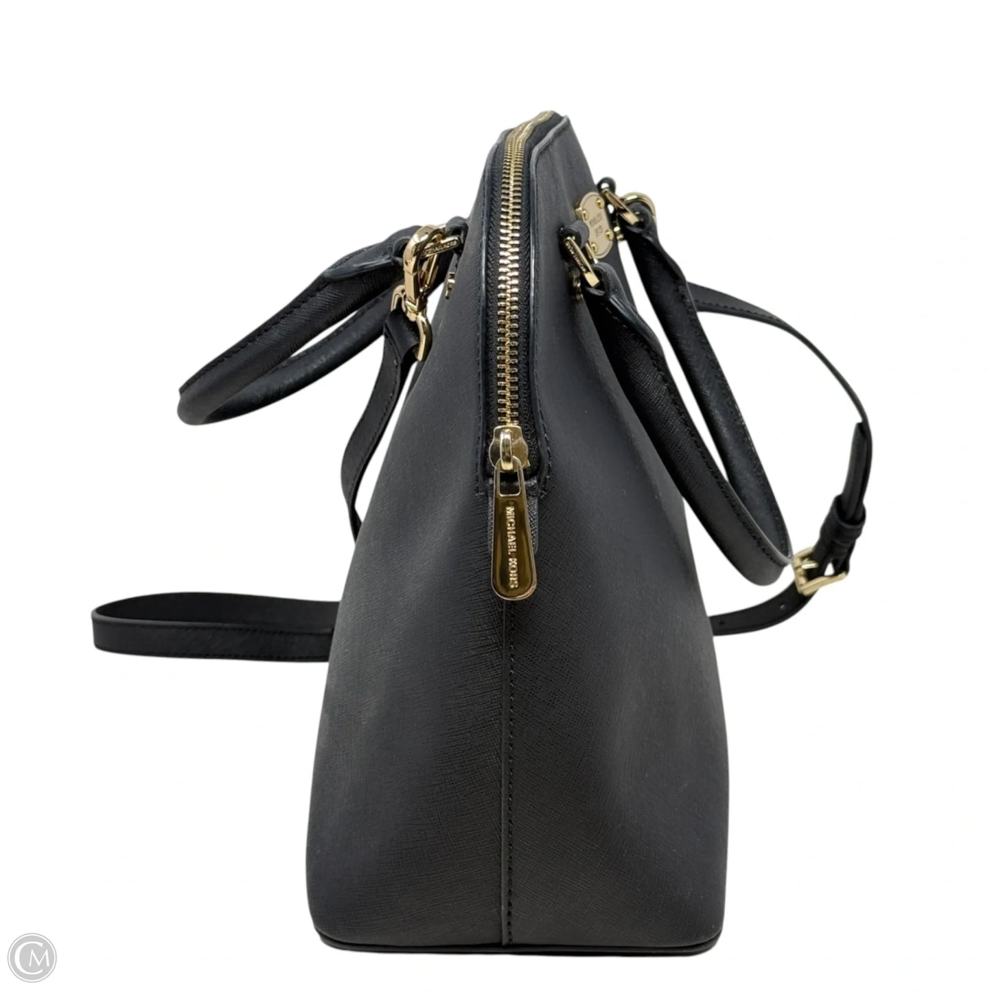 Cindy Saffiano Leather Dome Satchel  By Michael By Michael Kors, Size: Medium