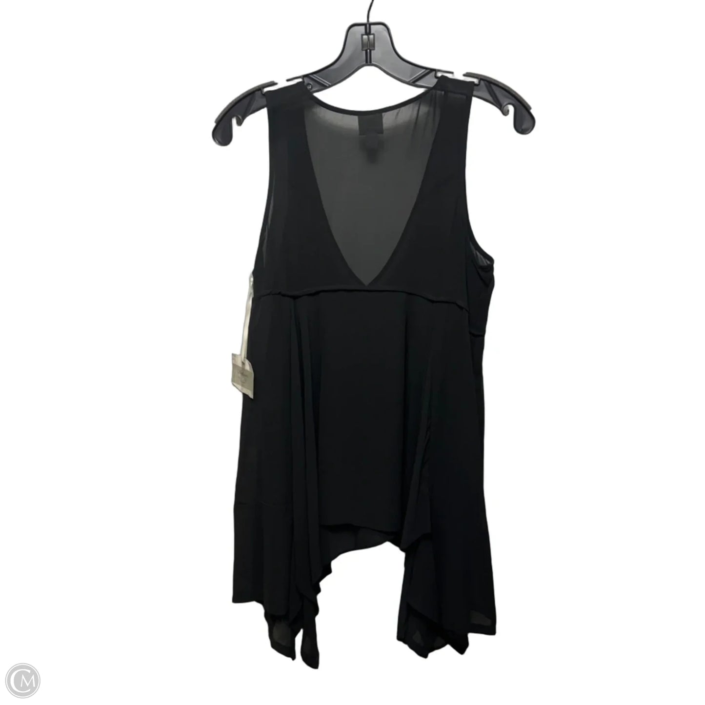 Top Sleeveless By Converse In Black, Size: M