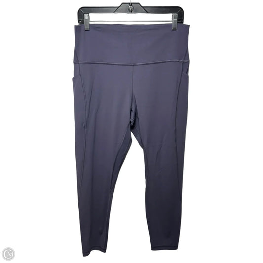 Athletic Leggings By Lululemon In Purple, Size: 14