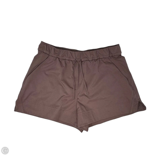 Athletic Shorts By Lululemon In Pink, Size: Xl