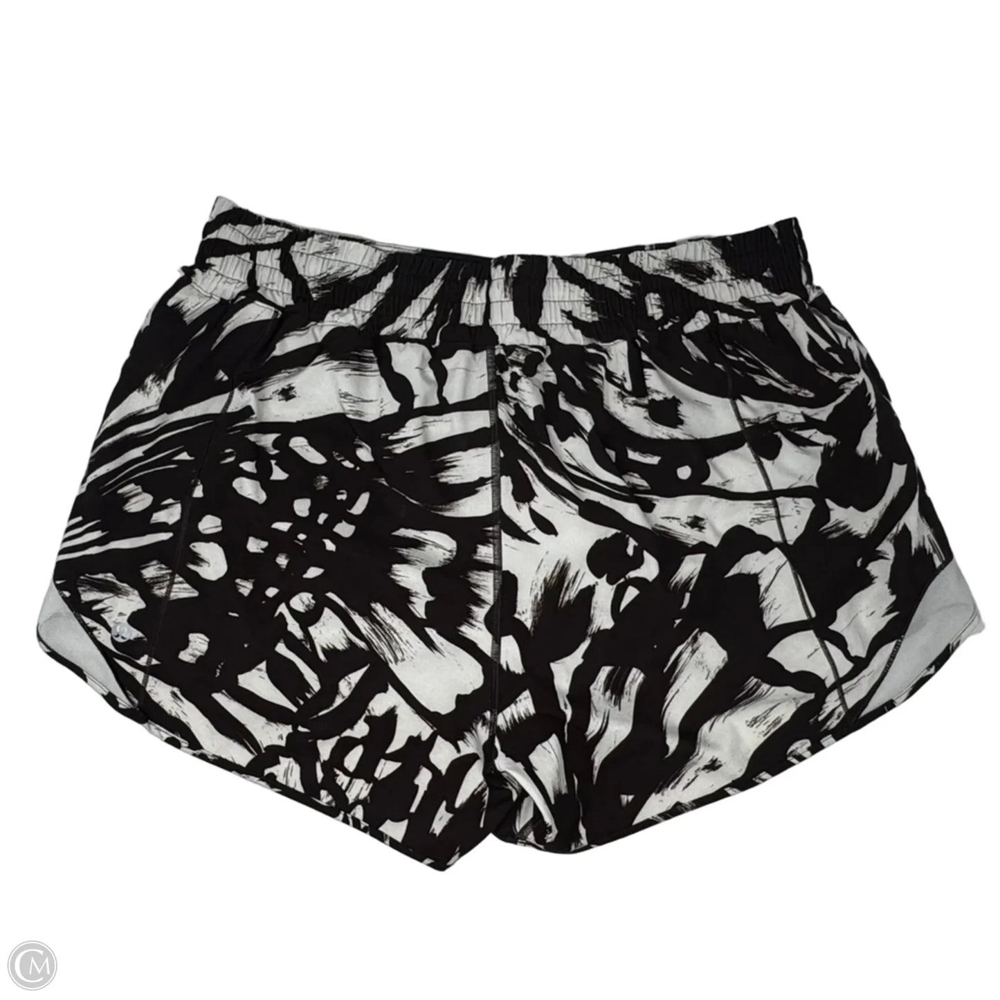 Athletic Shorts By Lululemon In Brown & Cream, Size: 14