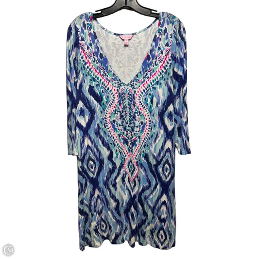 Ophelia Dress Designer By Lilly Pulitzer In Multi-colored, Size: L