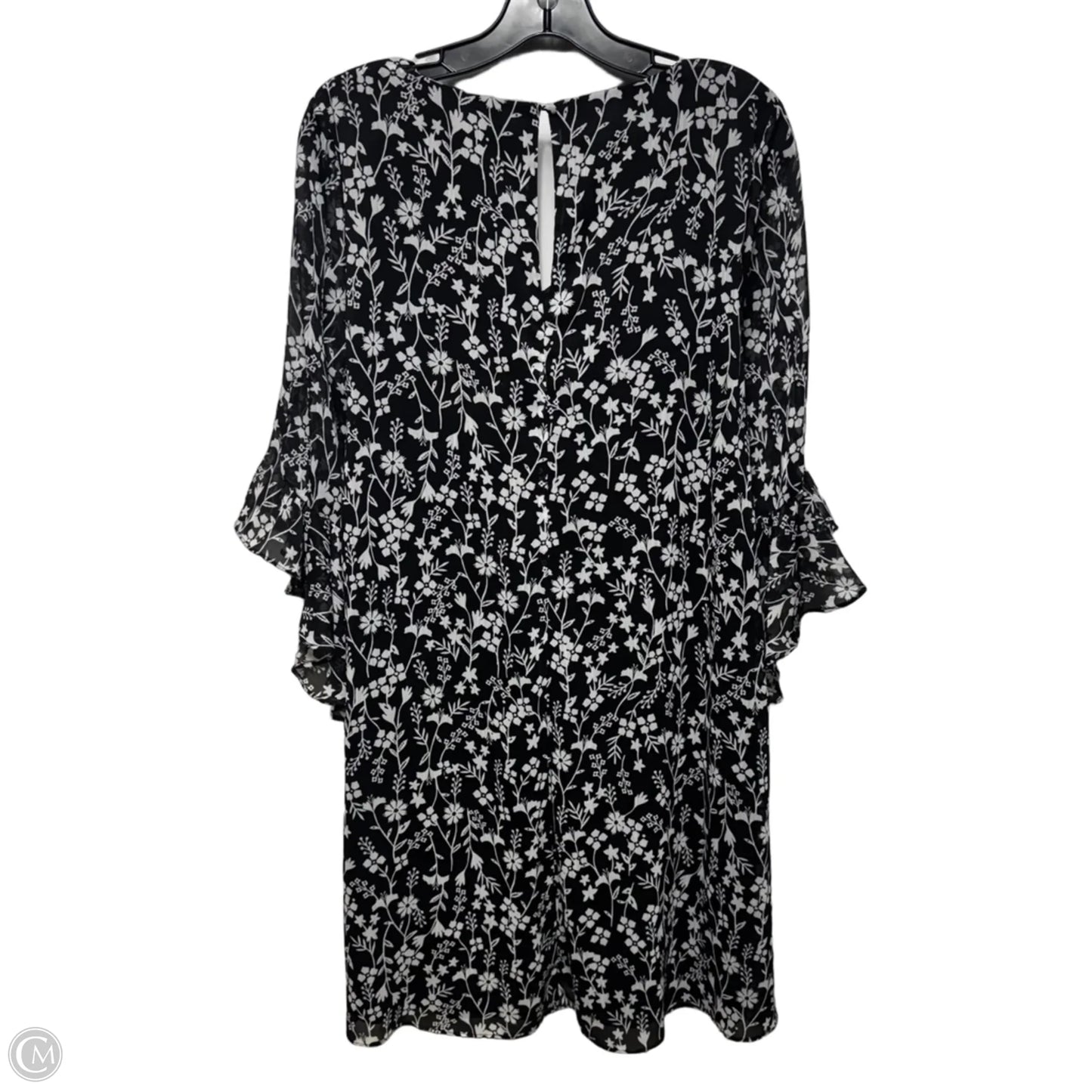 Dress Casual Short By Calvin Klein In Floral Print, Size: 14