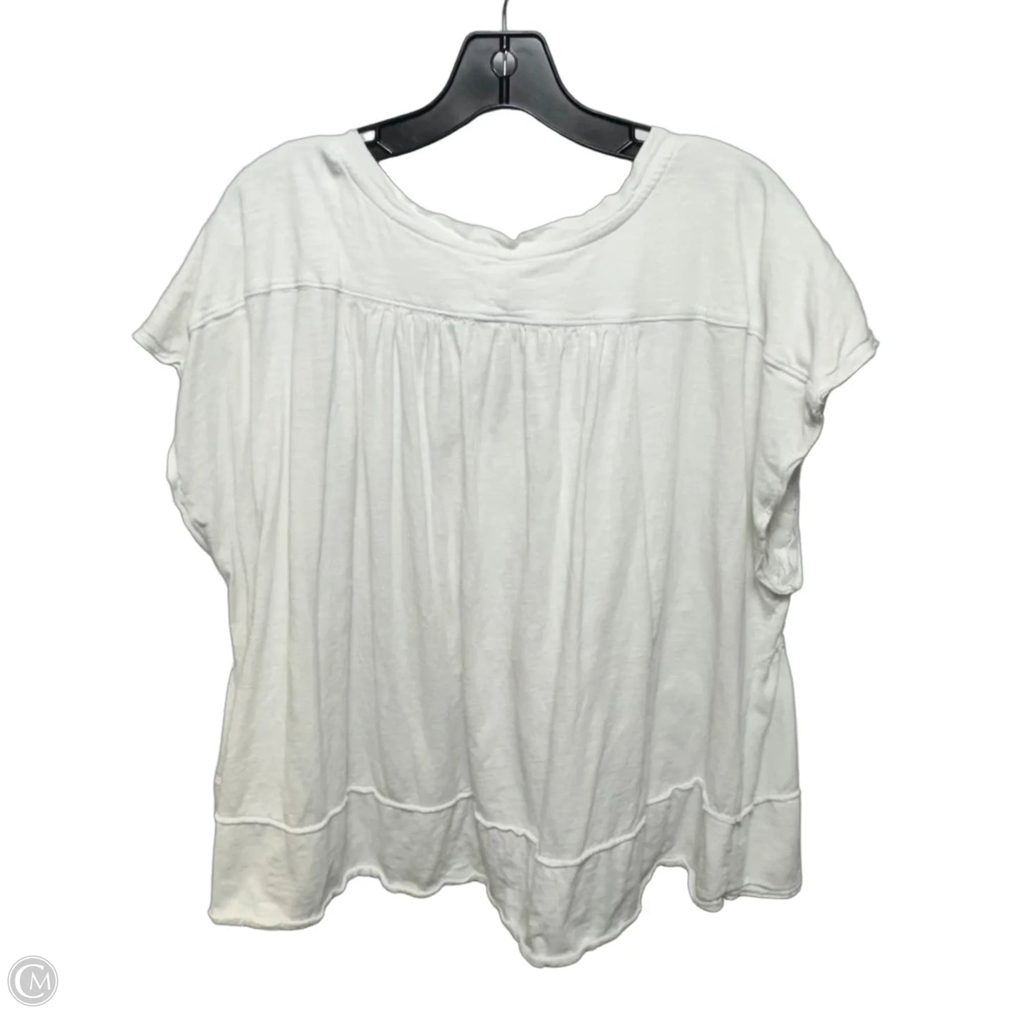 Top Sleeveless By Anthropologie In White, Size: XL