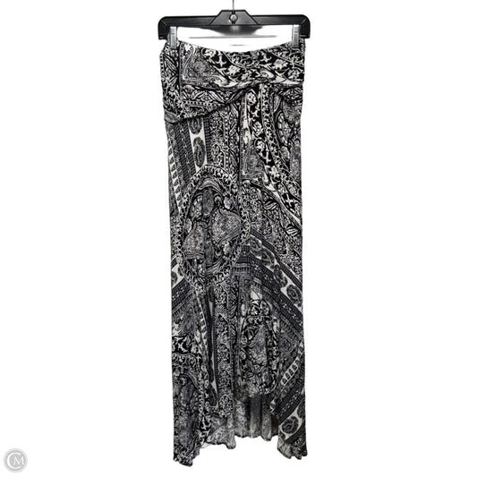 Skirt Maxi By Maeve In Black & White, Size: S