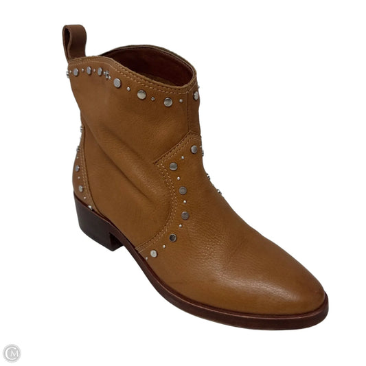 Studded Boots Ankle Flats By Dolce Vita In Tan, Size: 7
