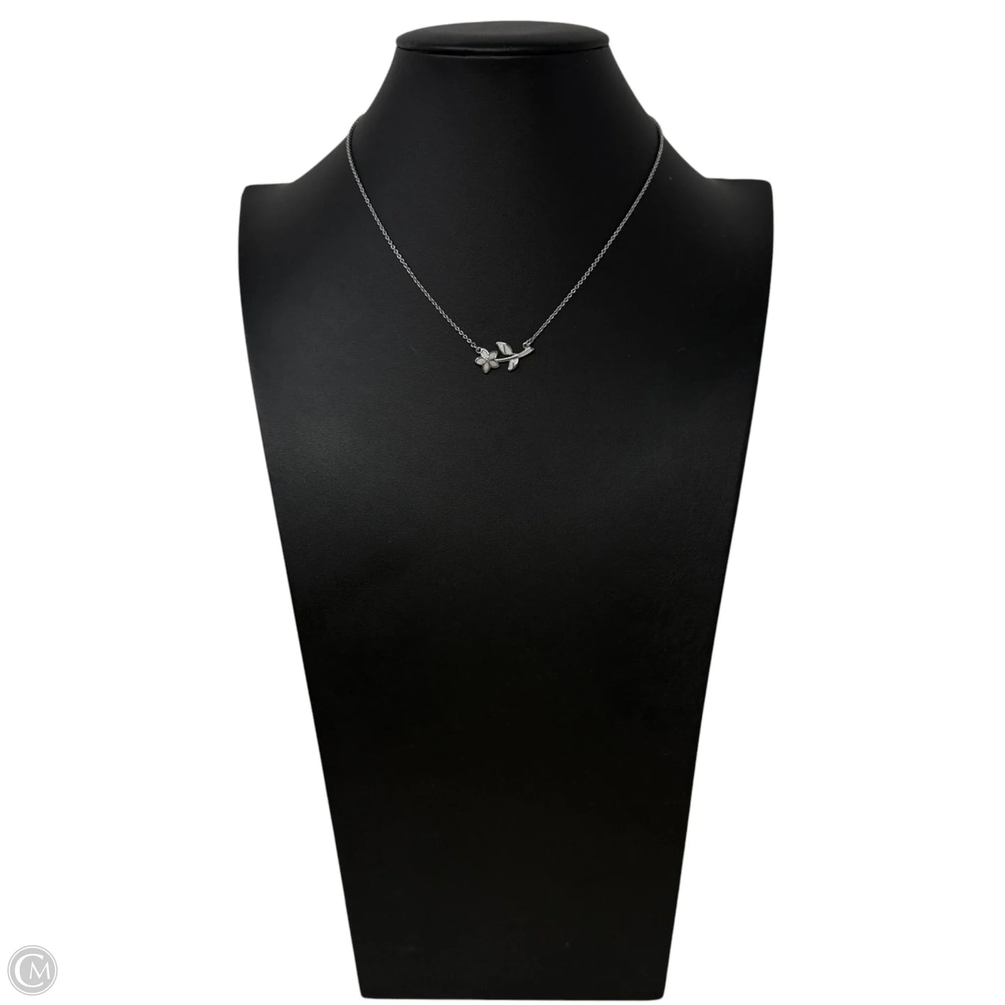 Mother Of Pearl Floral Pendant Necklace Designer By Coach