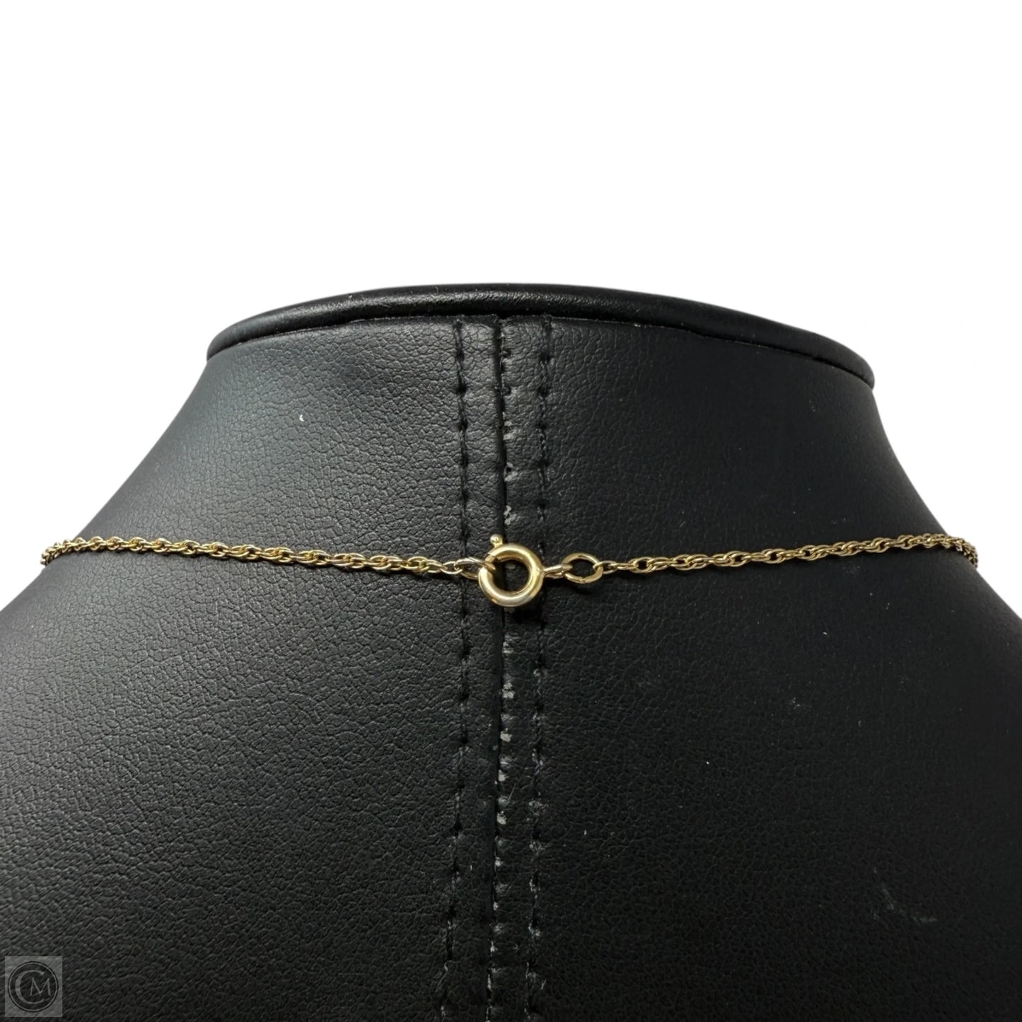 Gold Over Sterling Silver & Faceted Smoky Quartz Heart Pendant On 12K Gold Fine Rope Chain Necklace