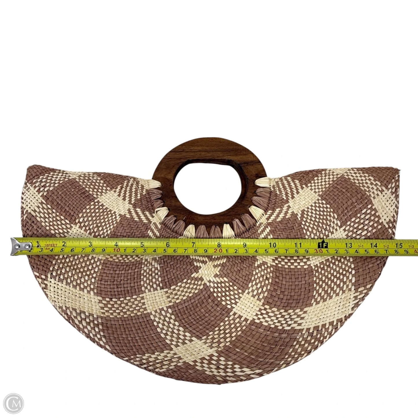 Woven Fan Clutch, Size: Small