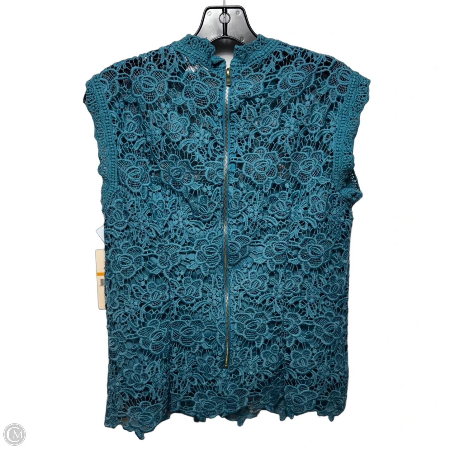 Lace Top Sleeveless By Nanette By Nanette Lepore In Blue, Size: S