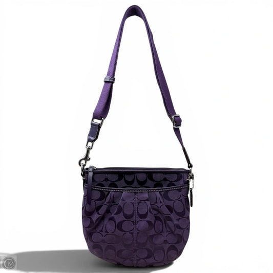 Coach Signature Jacquard Crossbody Bag Designer By Coach, Size: Medium