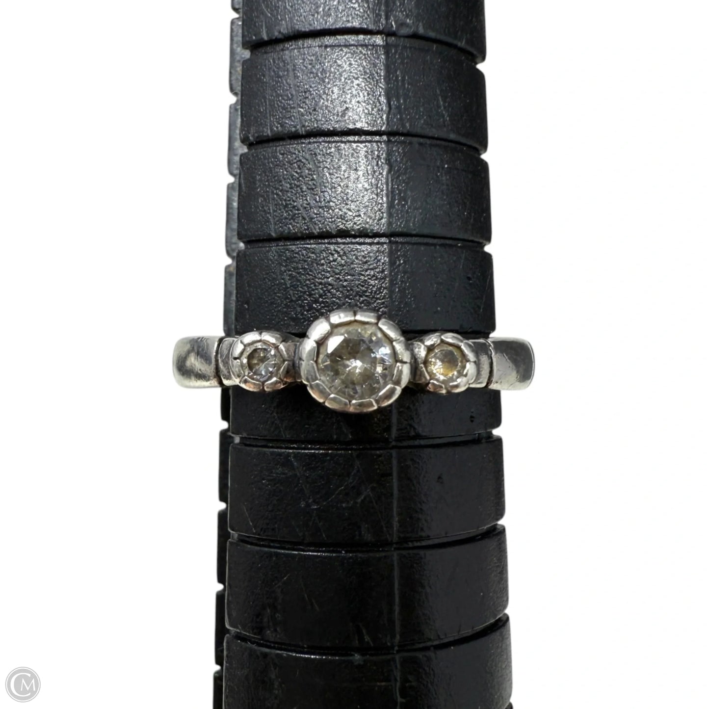 Sterling Silver & CZ Trio Ring By Silpada, Size: 5