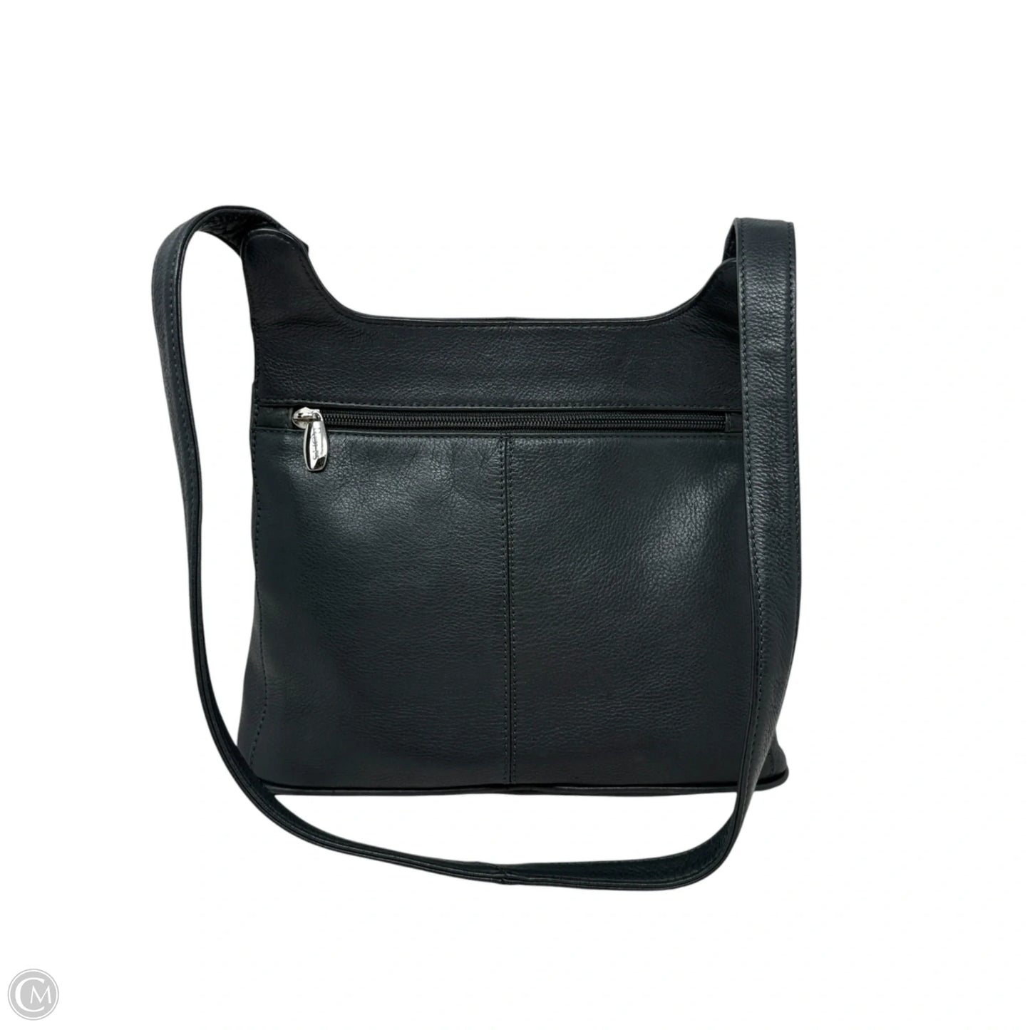 Leather Shoulder Bag By Rolfs, Size: Medium