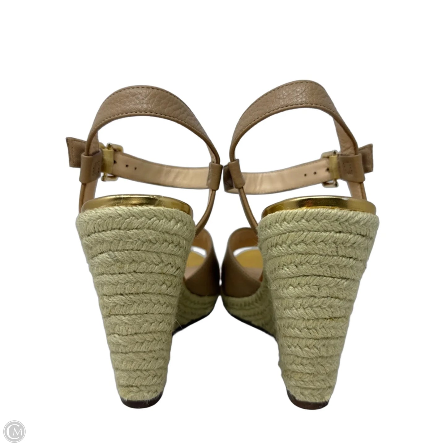 Hart Wedge Espadrille Sandals By Cole-Haan In Tan, Size: 8.5