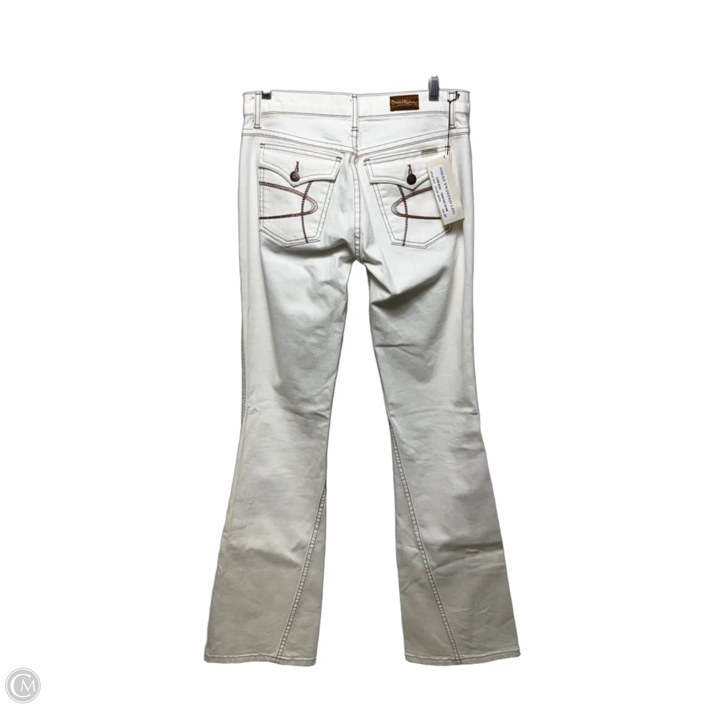 Nikki Twisted Leg low Rise Twisted Seam Jeans By David Kahn Jeanswear In Arctic, Size: 4/27