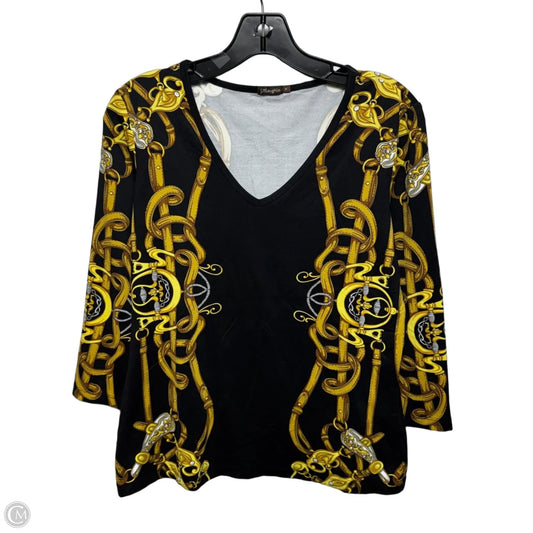 Top Long Sleeve By J Mclaughlin In Multi-colored, Size: M