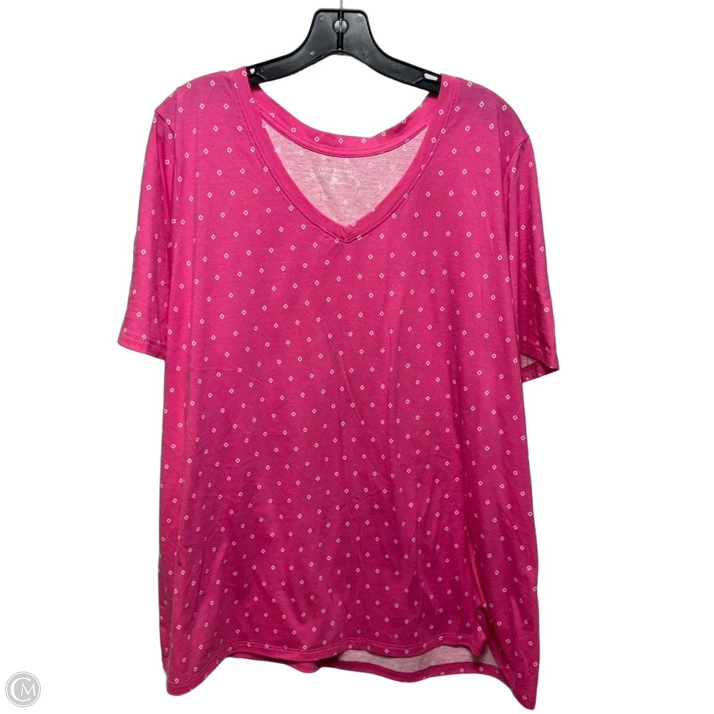 Top Short Sleeve By Lane Bryant In Pink, Size: 22
