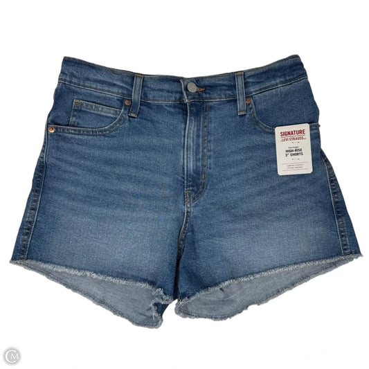 Heritage High Rise 3” Shorts By Levis In Blue Denim, Size: 8/29