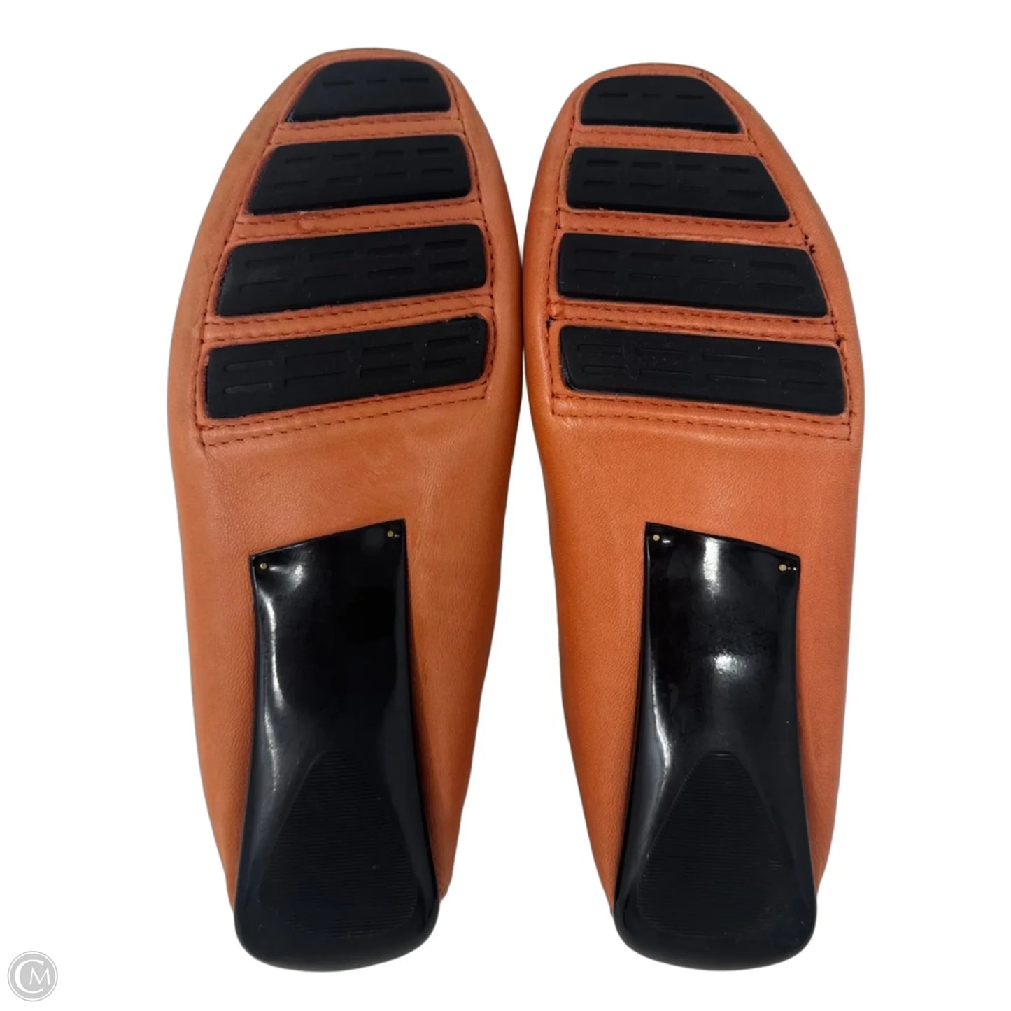 Perlata Driving Loafers By Robert Zur In Orange & Pink, Size: 8