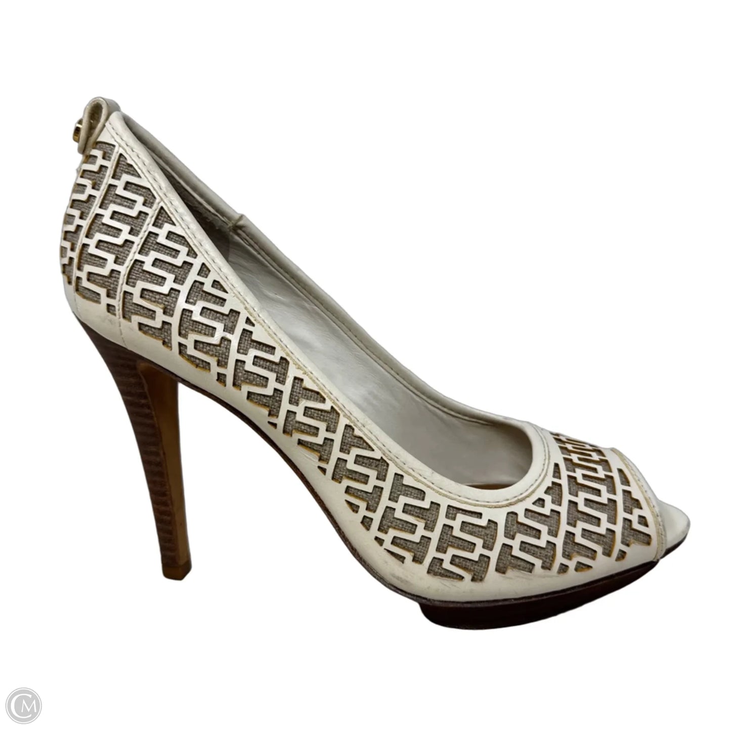 Regan Pumps Shoes Designer By Tory Burch In Cream, Size: 11
