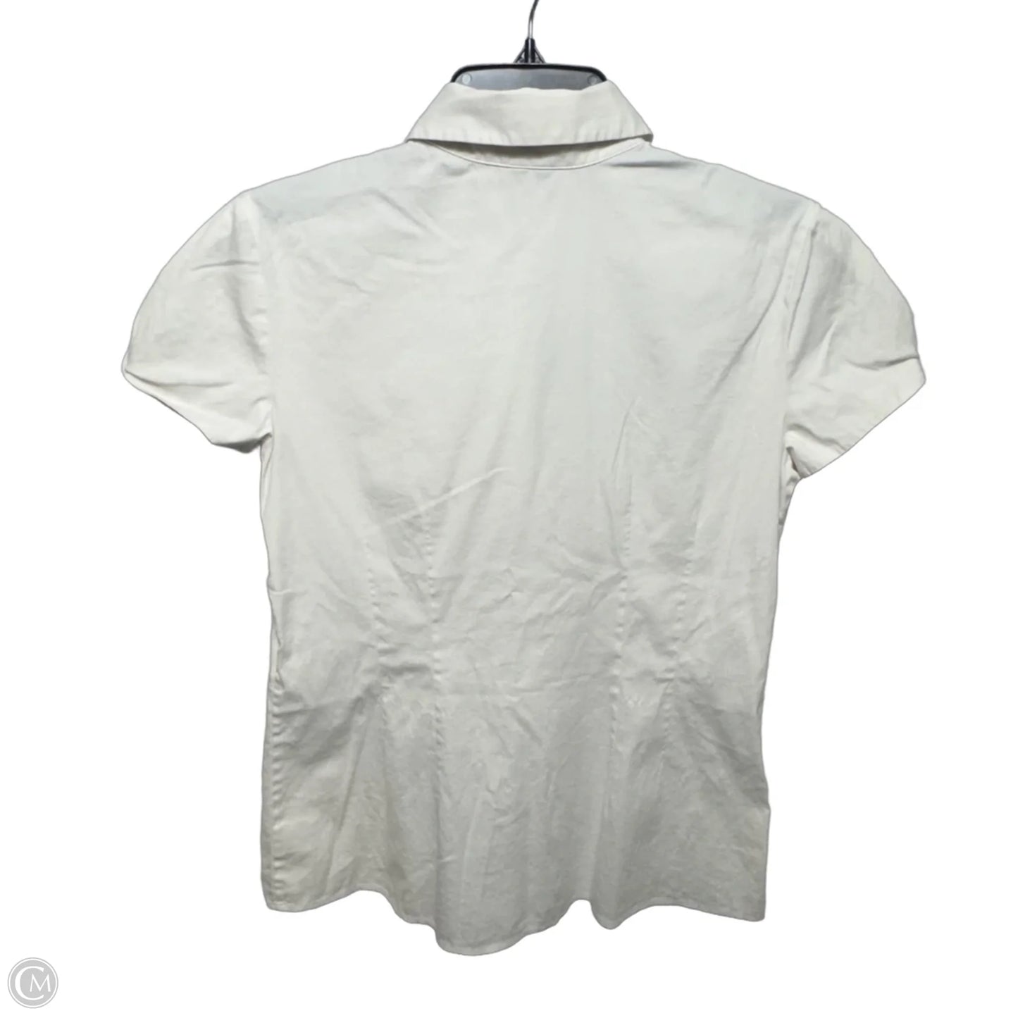 Top Short Sleeve By Theory In White, Size: S