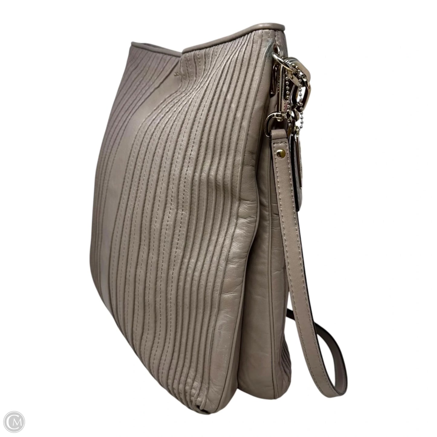 Madison Pintuck Hobo Handbag Designer By Coach, Size: Medium