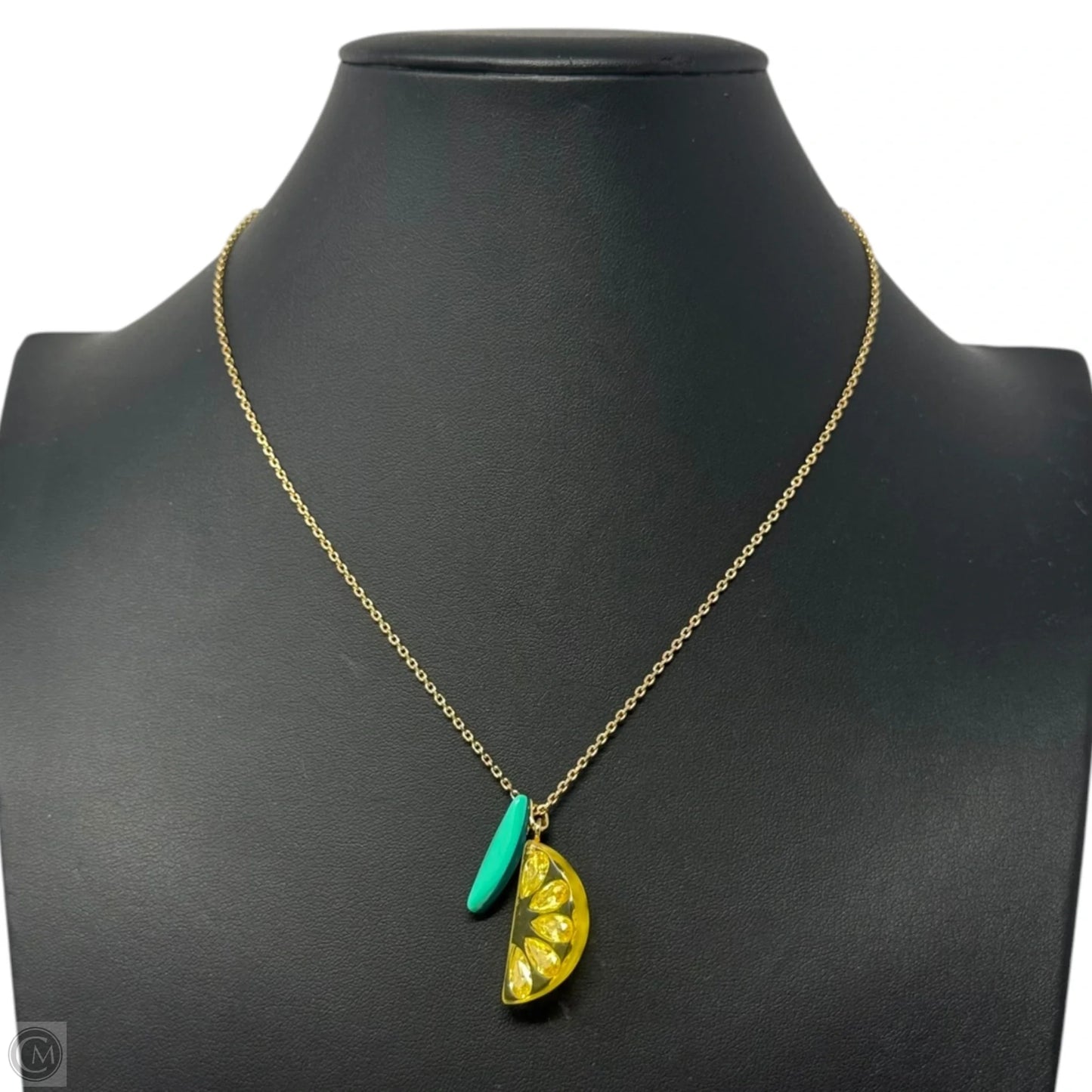 Tutti Fruity Lemon Slice Pendant Necklace Designer By Kate Spade