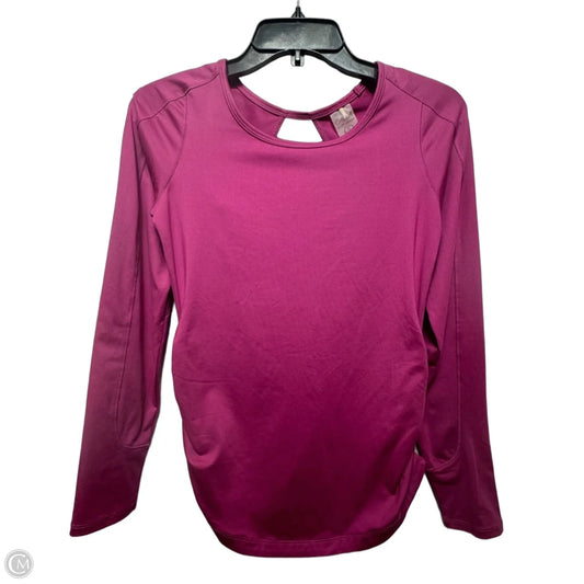 Athletic Top Long Sleeve Crewneck By Calia In Purple, Size: Xs