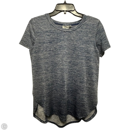 Athletic Top Short Sleeve By Athleta In Blue, Size: Xs
