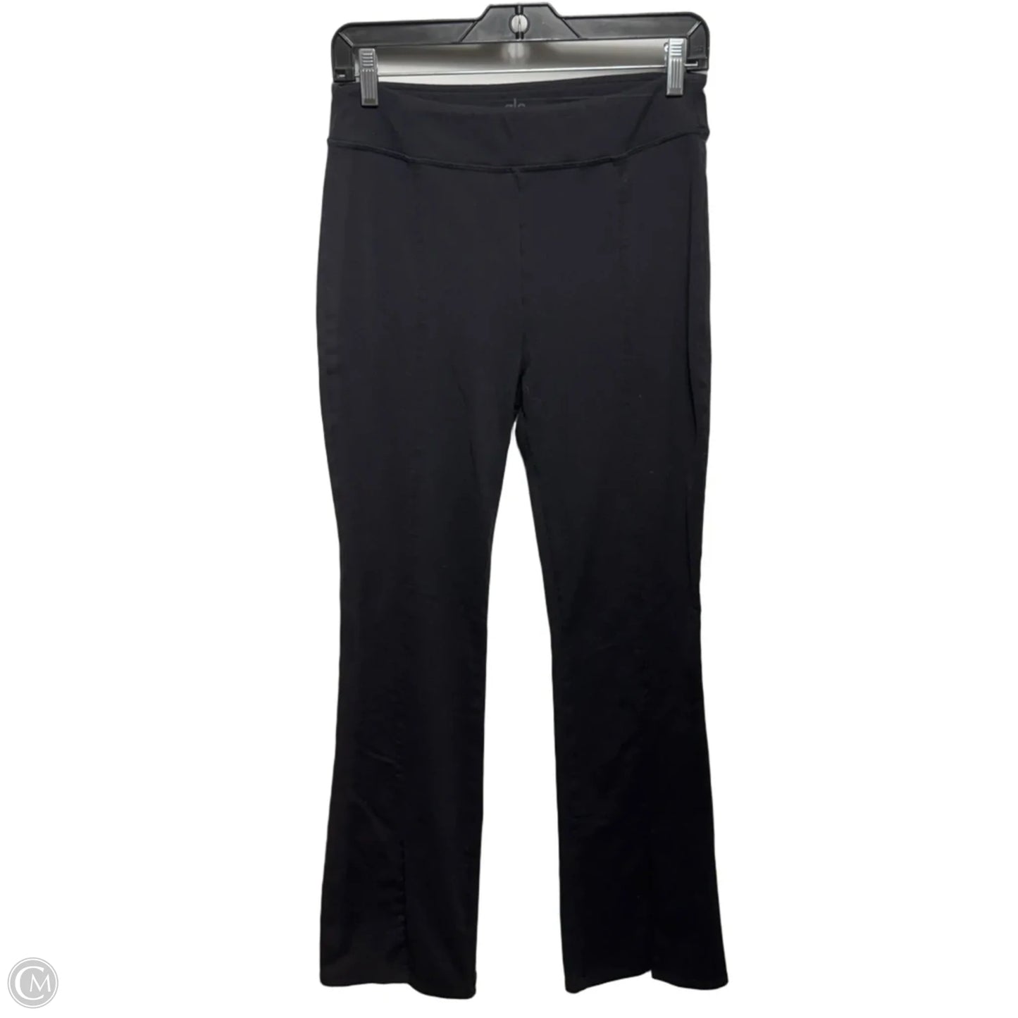 Front Slit Flared Athletic Pants By Alo In Black, Size: L