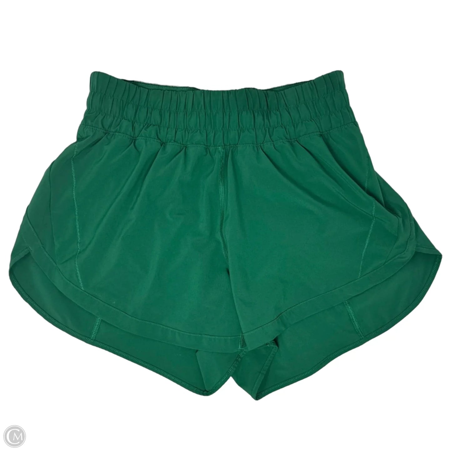 Athletic Shorts By Lululemon In Green, Size: 6