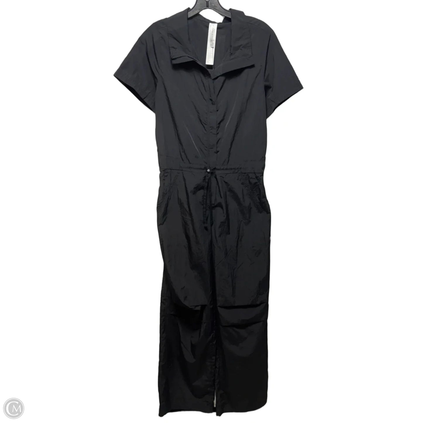 Nylon Zip Jumpsuit By Fabletics In Black, Size: Xs
