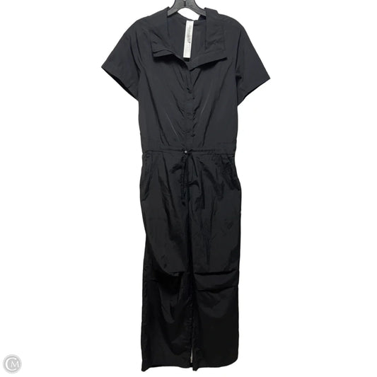 Nylon Zip Jumpsuit By Fabletics In Black, Size: Xs