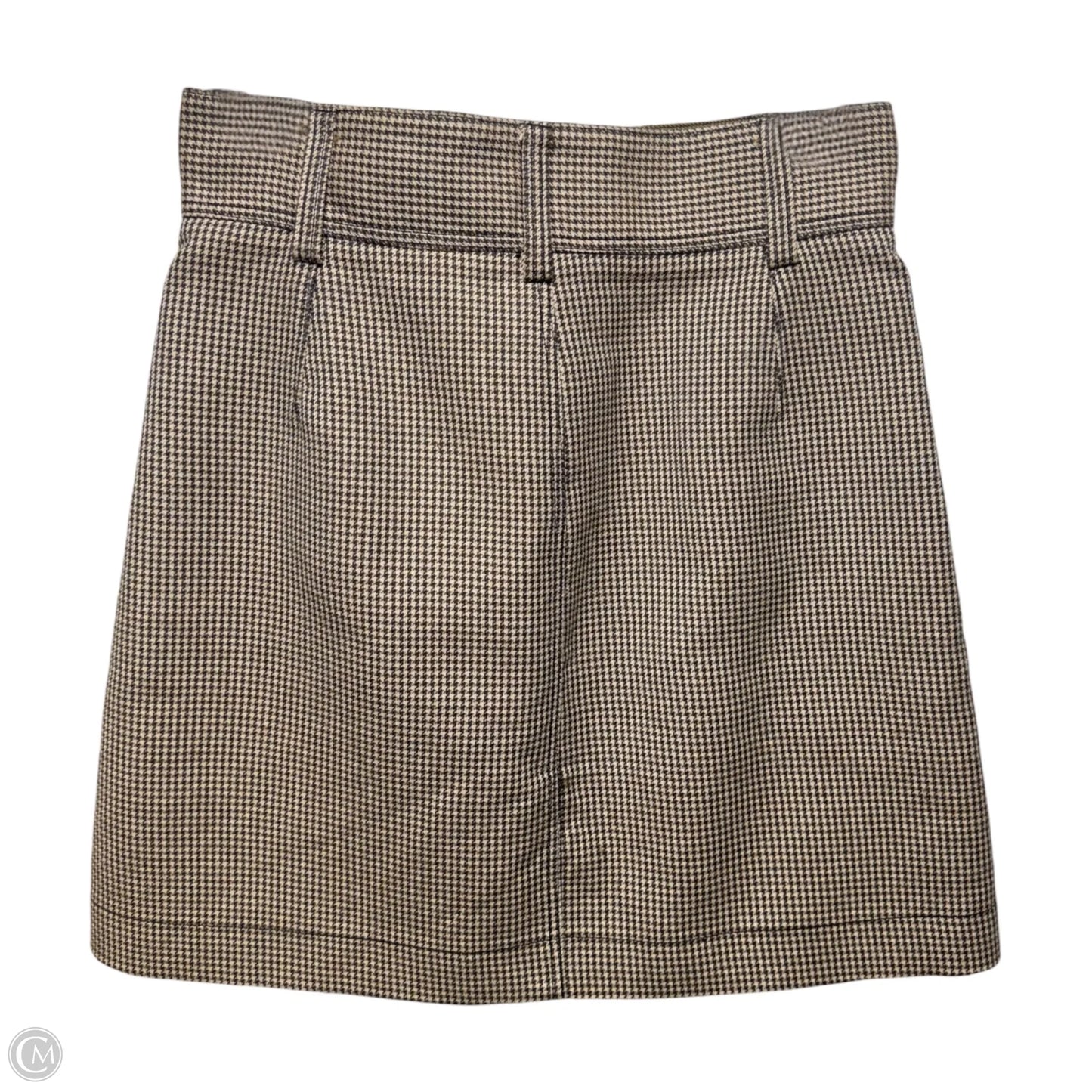 Skirt Designer By Sandro In Brown & Tan, Size: 4