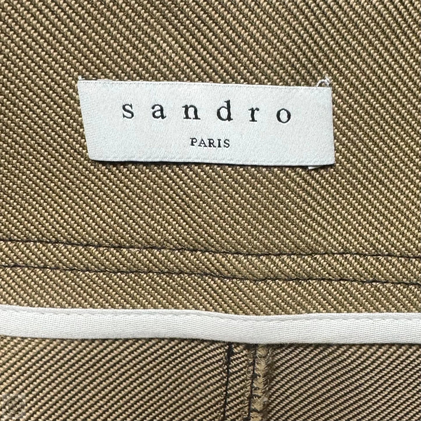 Skirt Designer By Sandro In Brown & Tan, Size: 4