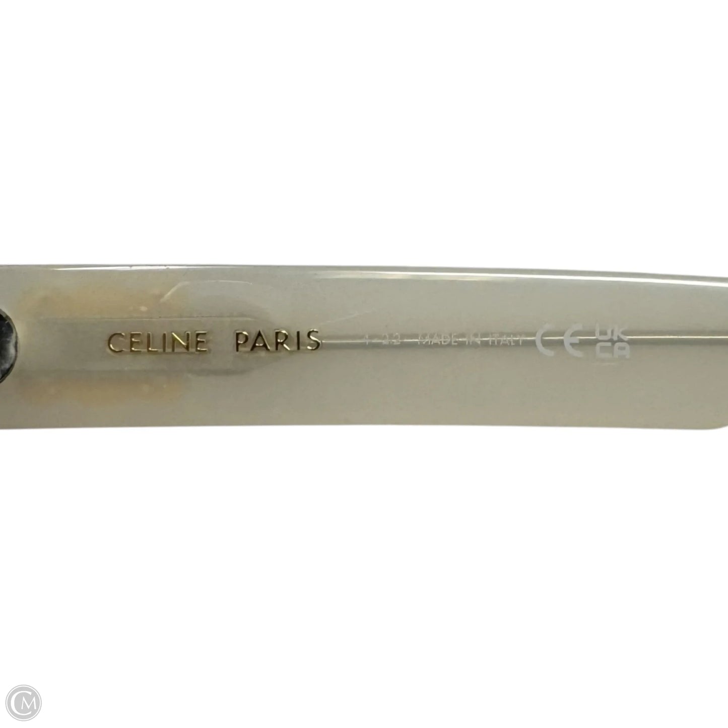 AS IS CL40194U Triomphe Oval Sunglasses Luxury Designer By Celine, Size: