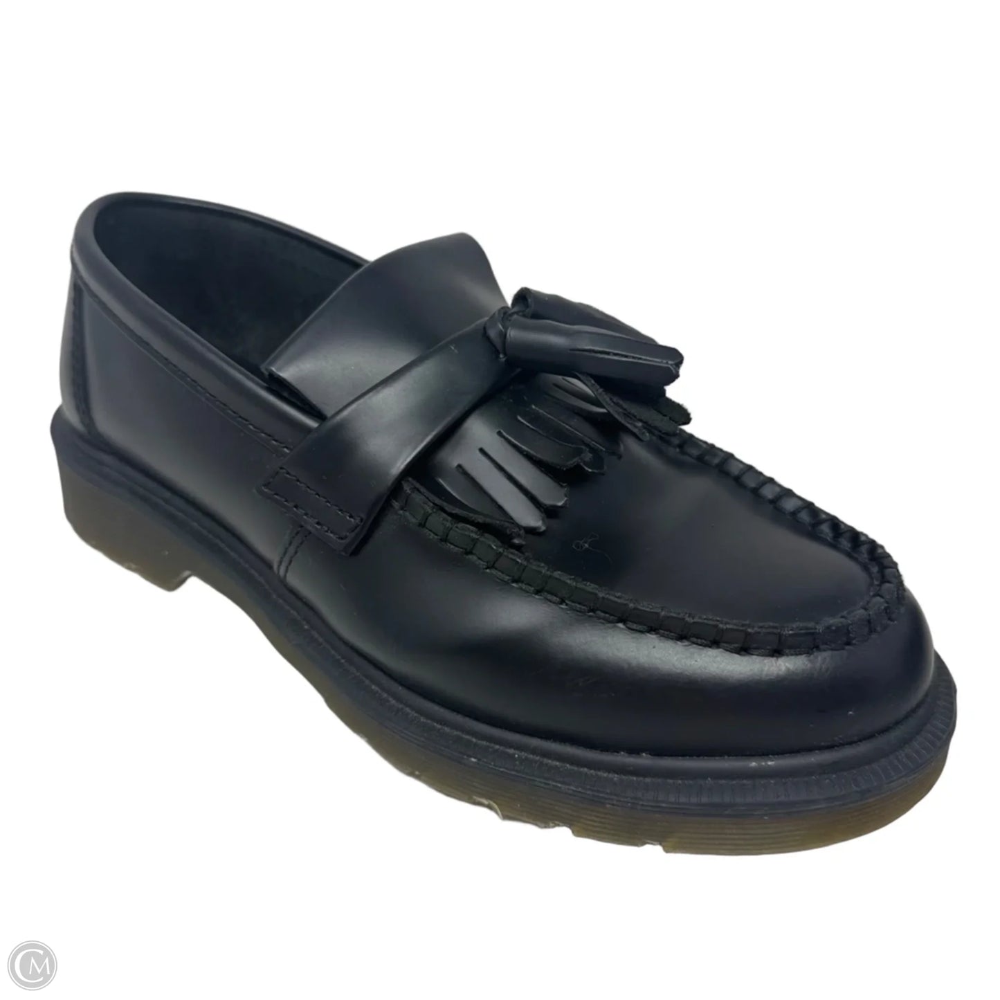 Adrian Tassel Loafer Shoes Flats By Dr Martens In Black, Size: 7