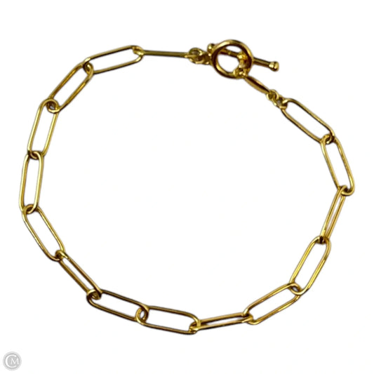Paperclip Chain Toggle Bracelet Sterling Silver By Linjer