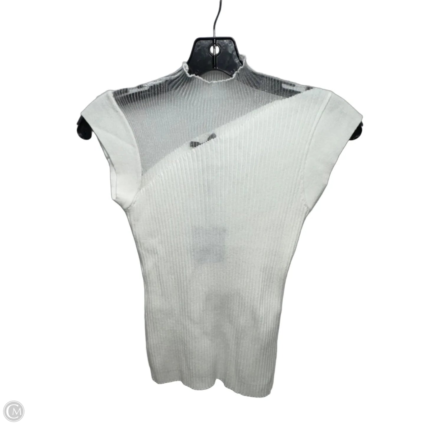 Top Sleeveless By Milano In White, Size: S