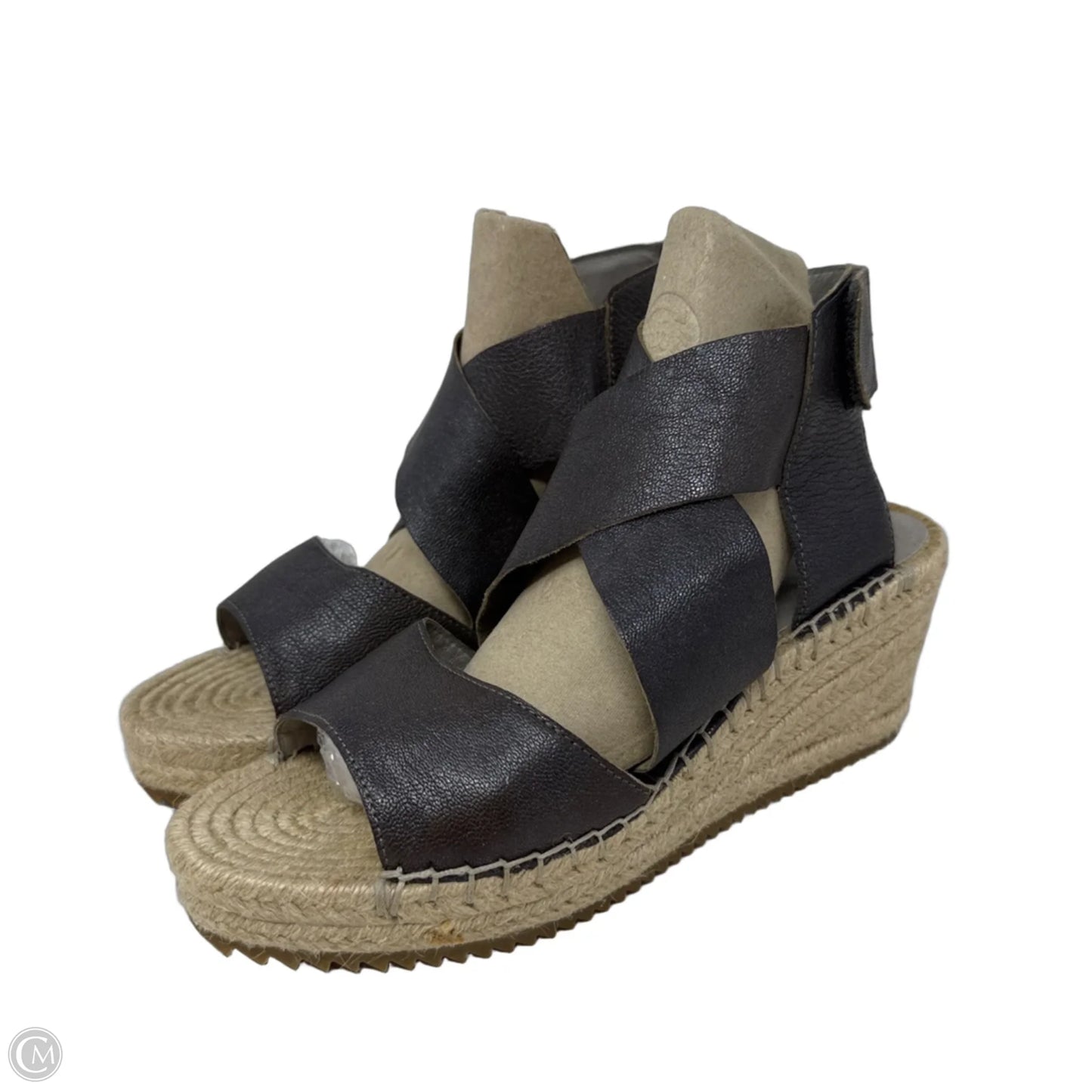 Willow Wedge Espadrille Sandals By Eileen Fisher In Brown, Size: 8.5