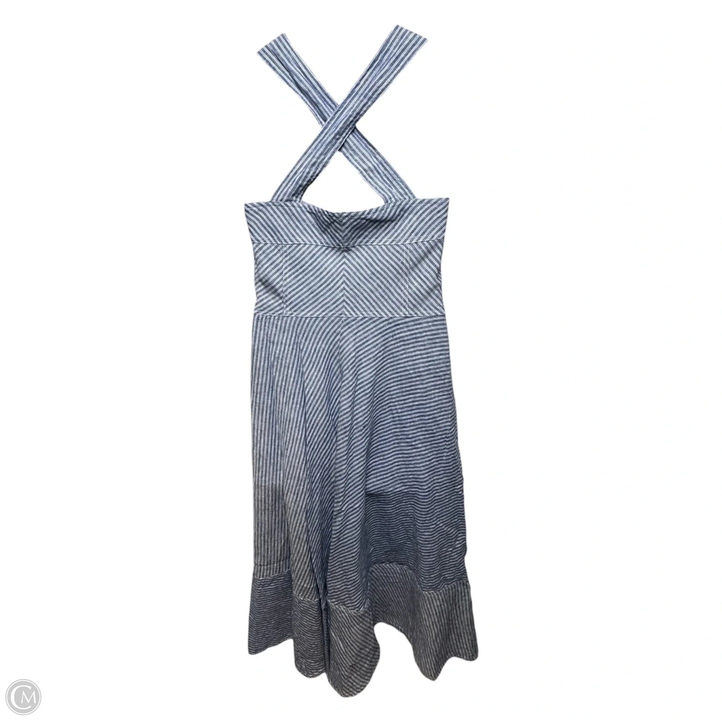 Dress Casual Maxi By Lauren By Ralph Lauren In Striped Pattern, Size: 16