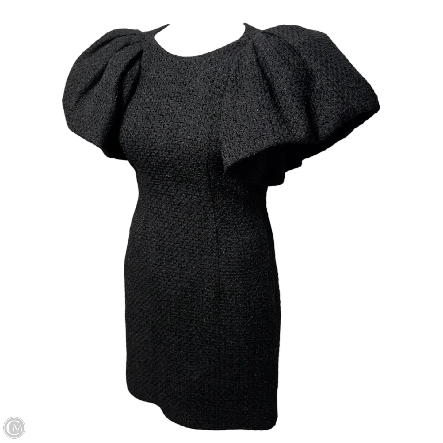 Dana Tweed Mini Dress By Leo Lin In Black, Size: 4