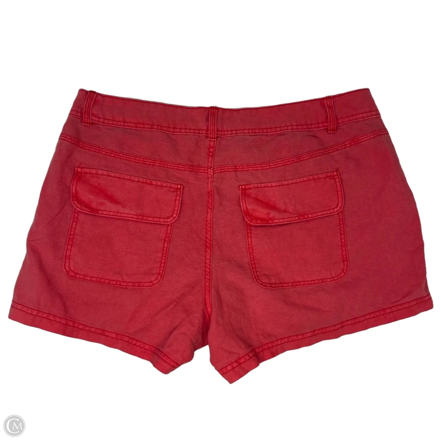 Linen Blend Shorts By J. Crew In Coral, Size: 8