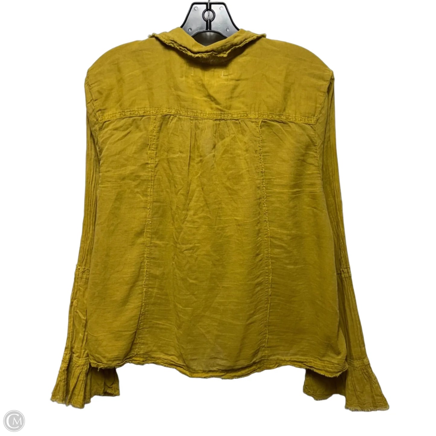 Top Long Sleeve By We The Free In Chartreuse, Size: S