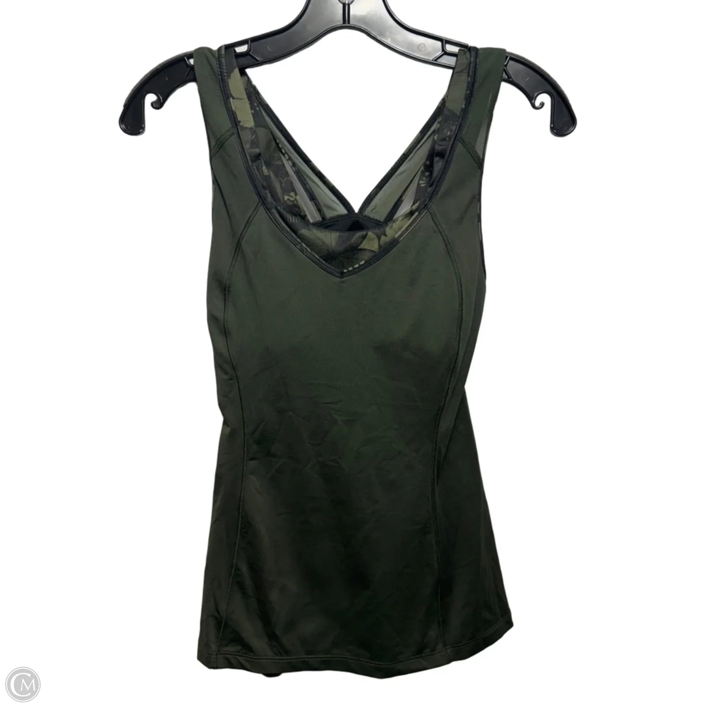 Layered Athletic Tank Top By Lululemon In Green, Size: 4
