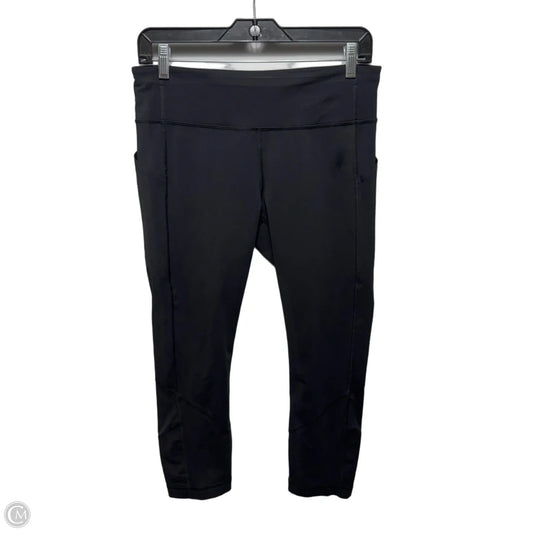 Athletic Leggings Capris By Lululemon In Black, Size: 8
